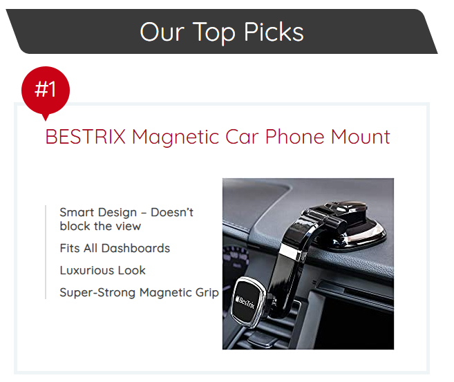 Ode magazine chose Bestrix as their No.1 Pick!