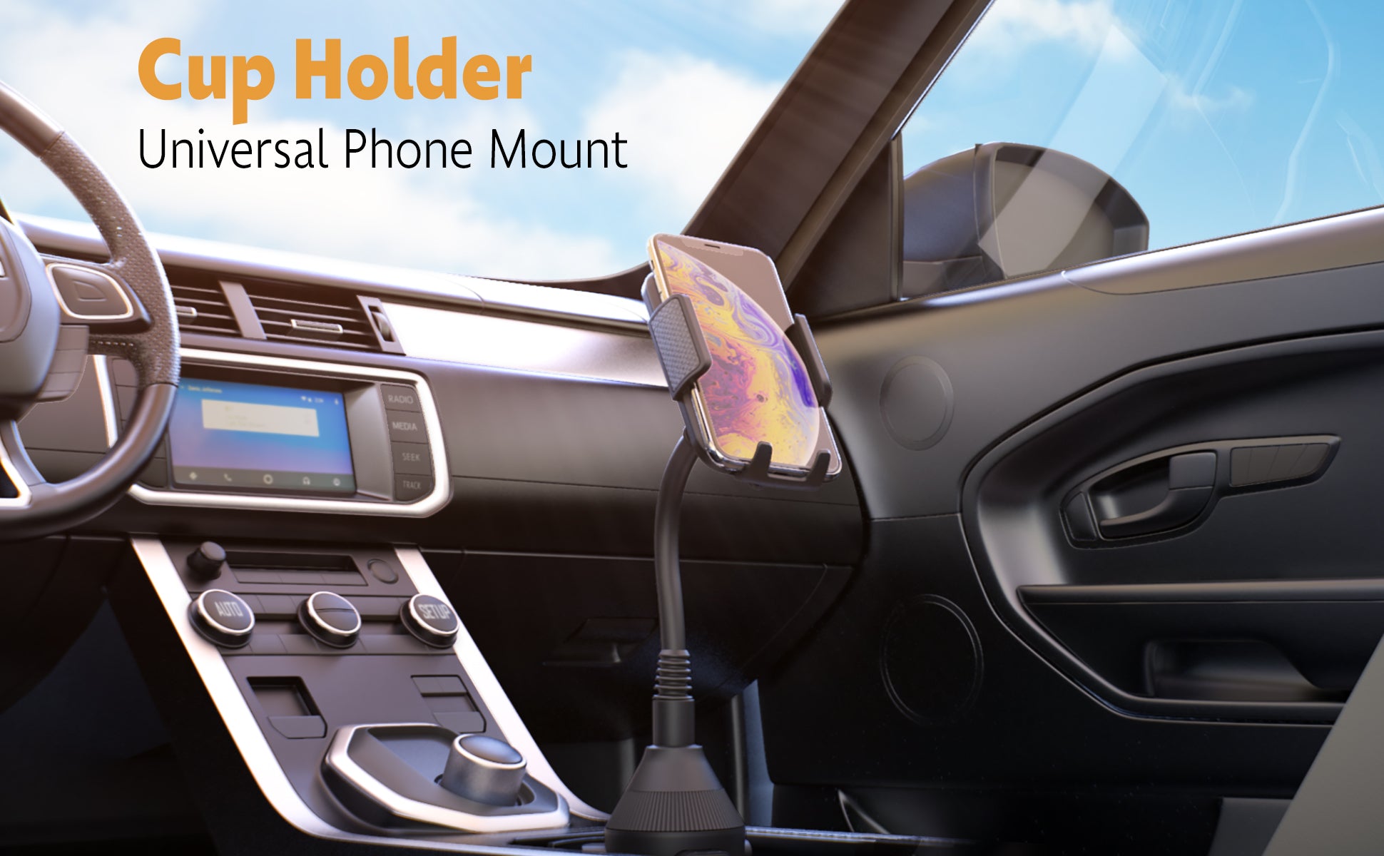 Phone Cup Holder For Car - Bestrix