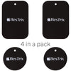 Metal Plate for Magnetic Mount with 3M Adhesive (Set of 4) Extra Thin by Bestrix - Bestrix