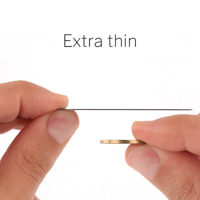 Metal Plate for Magnetic Mount with 3M Adhesive (Set of 4) Extra Thin by Bestrix - Bestrix