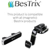 Metal Plate for Magnetic Mount with 3M Adhesive (Set of 4) Extra Thin by Bestrix - Bestrix