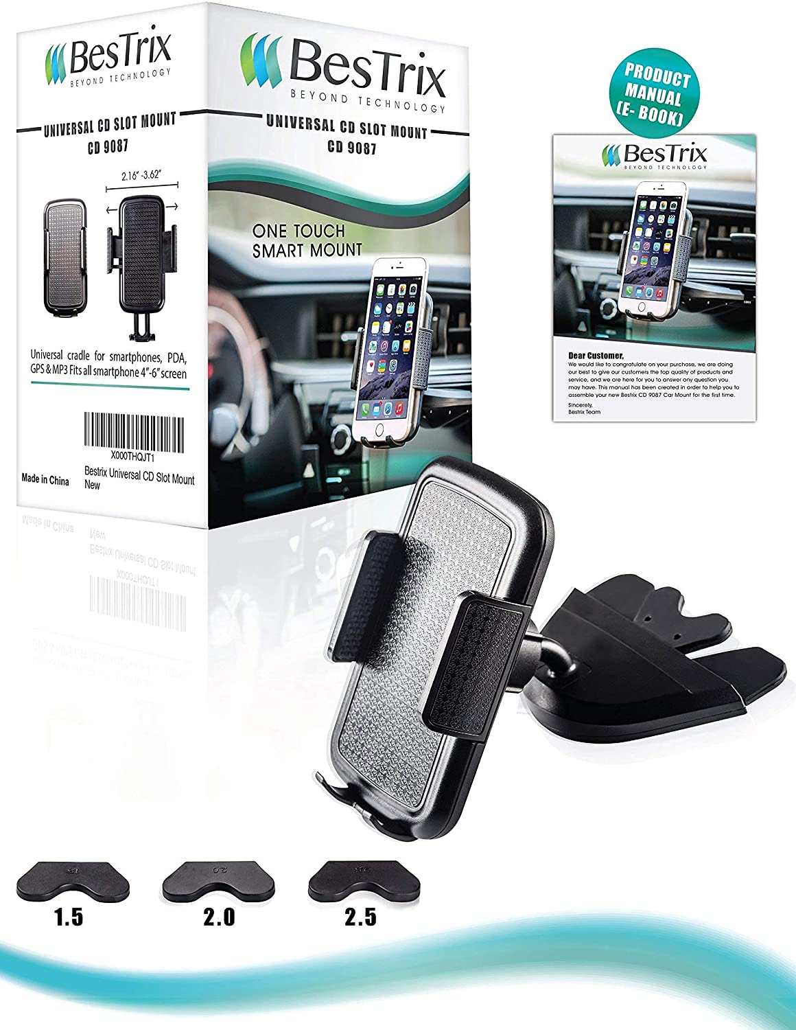 Cd slot | Universal CD Slot Phone Holder for Car | Bestrix
