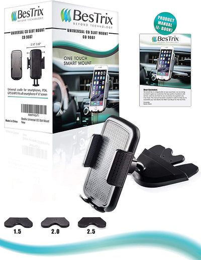 Cell Phone Mount CD Slot Cell Phone Holder for Nokia C12 Plus + Charging  Cable C